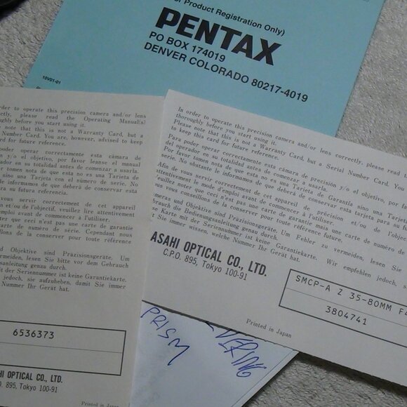 Pentax K1000 35mm SLR Camera Pentax 80mm Lens De-silvering In View Finder, Alien - Picture 12 of 16